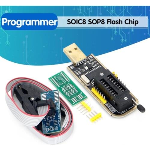 Smart Electronics CH340 CH340G CH341 CH341-A 24 25 Series EEPROM Flash BIOS USB Programmer with Software & Driver