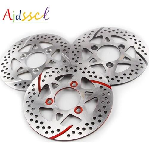 Universal Motorbike 220MM*70MM Brake Floating Disc 3 Holes CNC Brake Disc Plate for Yamaha-Honda-Suzuki-Harley NIU-NQI MQI UQI