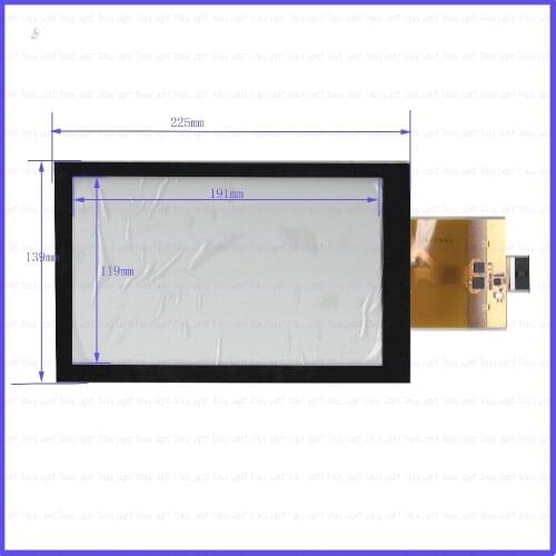 ZhiYuSun 170920 225mm*139mm Capacitive touch screen panel for Car DVD, 225*139GPS screen glass