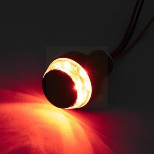 1 Pair Motorcycle Handlebar End Turn Signal Led Light Handle Side Univ Edge Lamp Indicator Motorcycle Moto S7H1 Decoration K9M4