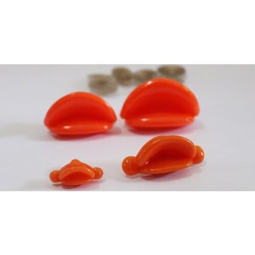 10pcs 25x10mm/42x18mm/42x22mm/47x25mm plastic toy mouth animal duck mouth & hard washer for diy plush doll findings-zise option