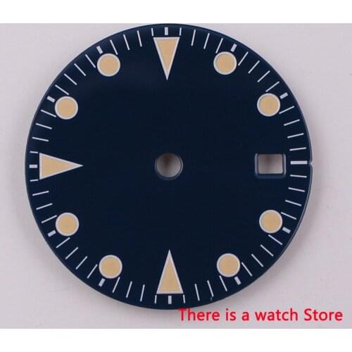 28.5mm luminous date window Watch Dial fit ETA 2824 2836 MIYOTA 8215 821A Mingzhu DG2813 Automatic Movement