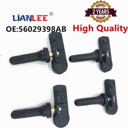 4 Pcs TPMS Tire Pressure Monitor Systems 56029398A 68241067AB 433MHZ for CHRYSLER For JEEP For FIAT For DODGE For Mitsubishi