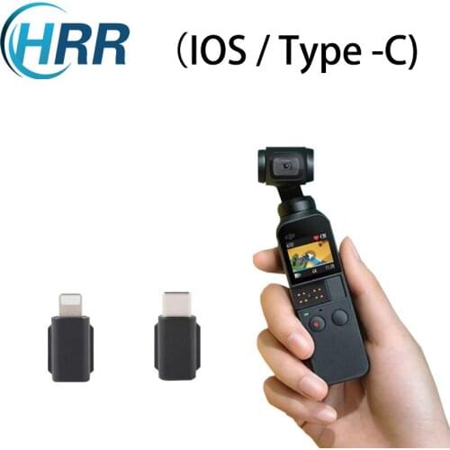 Smartphone Adapter for DJI Pocket 2/Omso Pocket Camera,Connector Accessories for IPhone Samsung Huawei Xiaomi Phone(Type-C iOS)