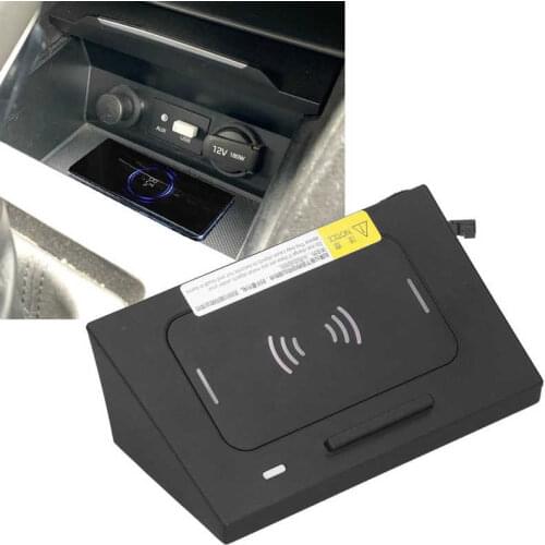 Car Wireless Charger Sensitive Phone Holder 15W ABS Plug and Play Fit for Hyundai Elantra 2016 2017 2018 2019 2020
