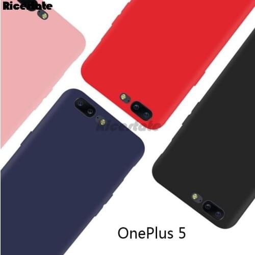 Case For OnePlus 5 OnePlus5 1+5 Silicone TPU case For One Plus 5 Ultra thin Clear and Matte Solid Cover case