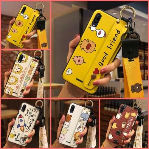 Cover Kickstand Phone Case For Wiko Y80 Back Cover For Girls New Phone Holder Soft Case Anti-dust