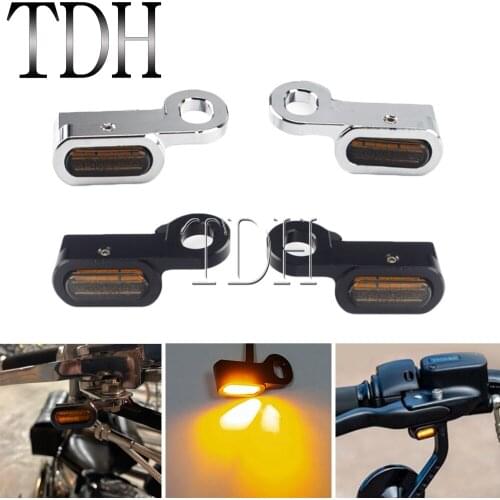 For Harley Touring Road King Glide 14-21 Softai Slim FatBoy Breakout 16-17 LED Motorcycle Mini Turn Signal Light Indicators Lamp