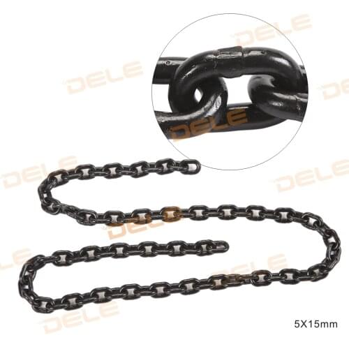G80 black metal lifting chain 4mm*12mm hoist chain