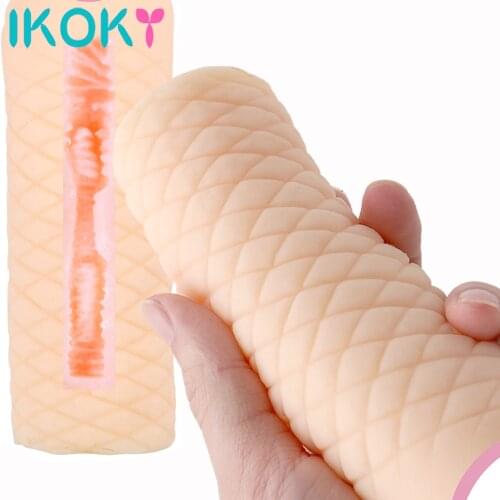 IKOKY Sex Toys Real Vagina Male Masturbator for Men Sex Toy for Men Erotic Sextoy Realistic Sex Shop For Adults