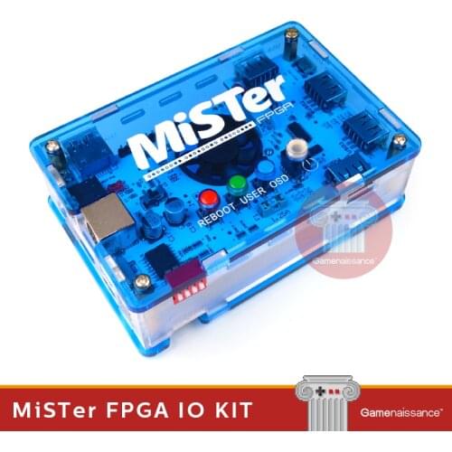MisTer FPGA IO Board kit with Shell Custom Case for VGA and Sega Saturn output Aluminum shell Gamenaissance