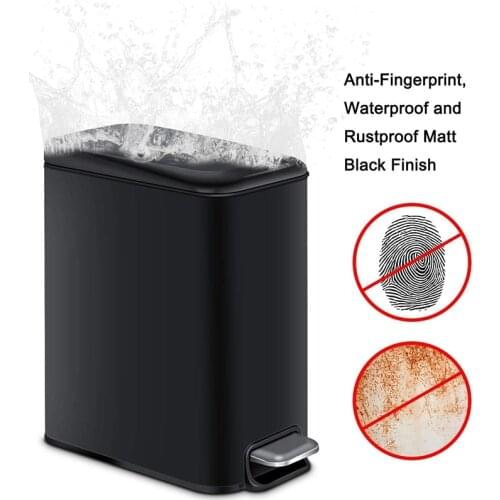 Foot Pedal Trash Can With Lid Bathroom Trash Can Kitchen Household Trash Can Cleaning Tool Accessories Bathroom Storage