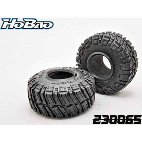 Original OFNA/HOBAO RACING 230065 DC1 Tires, 2 Pcs. For 1/10 HYPER DC-1 TRAIL TRUCK