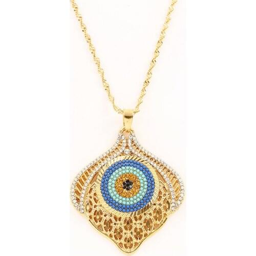 Cross-Border Necklace For Men and Women With Blue Eyes And Necklace For New Devils Eyes