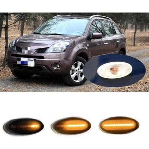 Suitable for Renault Koleos I MK1 (HY_) 09/2008 - Dynamic LED Indicator Side Marker Signal Light