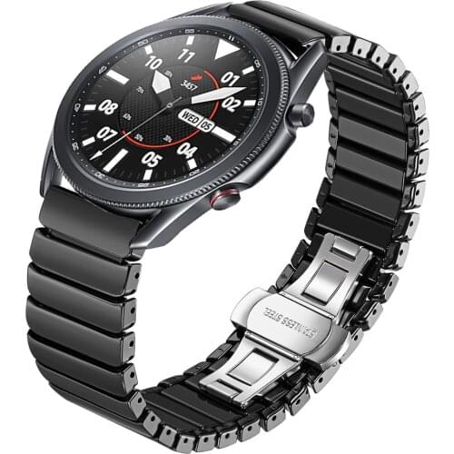 Ceramic strap for Huawei watch GT2 Amazfit GTR Actice 2 Comfortable bracelet wristband for 22mm 20mm Samsung galaxy watch 3 band