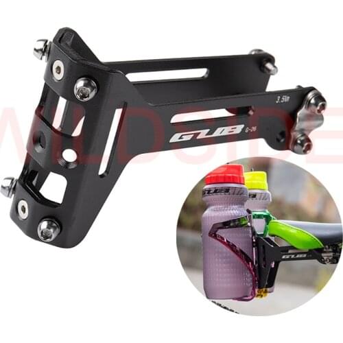 GUB Bicycle Double Bottle Cage Conversion Seat Adapter Mount MTB Bike Handlebar Water Bottle Holder Seat Post Mount accessorie