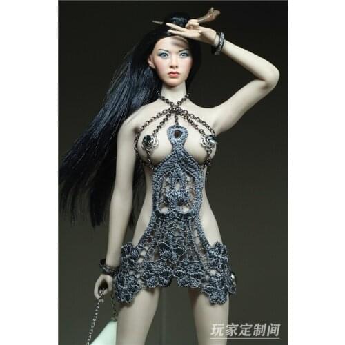 1/6 Metal Clothes Handbag Fit 12" Female Phicen TBLeague Action Figure Body Doll