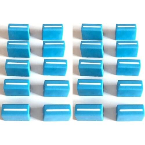20pcs/lot New Channel Crossfader Fader Cap Knob Fit For RANE 57 TTM57 TTM57sl TTM57mk2 blue color
