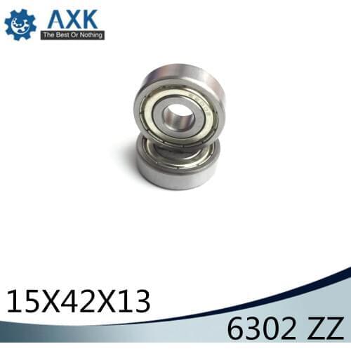 6302ZZ Bearing 15*42*13 mm ABEC-3 ( 4 PCS ) For Blower Vacuums Saw Trimmer Deep Groove 6302 Z ZZ Ball Bearings 6302Z