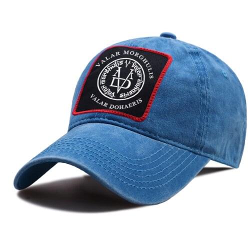 Valar Morghulis Valar Dohaeris Snapback Hat Outdoor Unisex Sports Caps Sun Shade Riding Hats Cotton Adjustable Baseball Cap