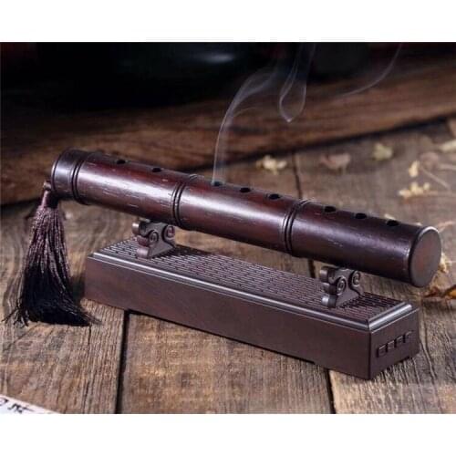 Bluetooth wood classical flute music machine music box tea ceremony sandalwood stove line incense burner