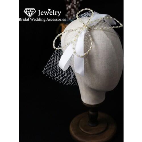 CC Bridal Hairpins Hairgrips Wedding Hair Accessories for Women Engagement 100% Handmade Princess Headwear Butterfly Yarn V694