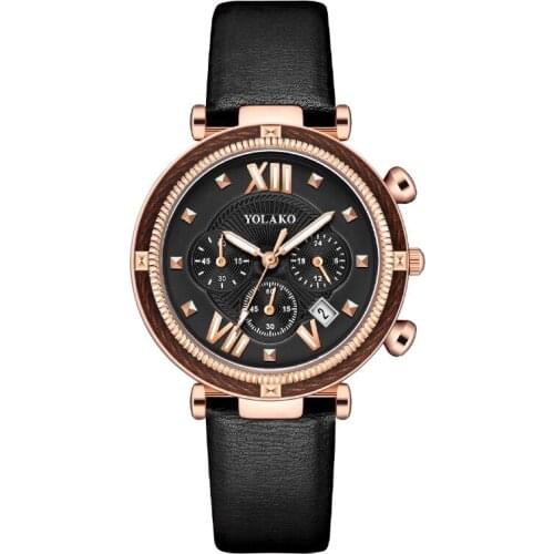 2021 New Arrival Gift Watch For Women Ladies dropshipping Fashion Calendar Roman Numerals Luxury Brand Wristwatch montre femme