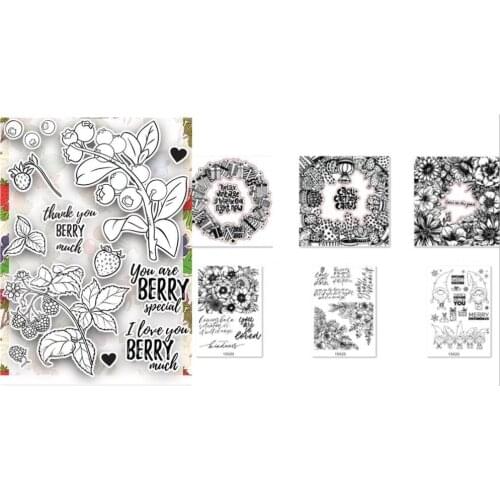 Flower Clear Silicone Stamp / seal for DIY Scrapbooking / Album Decorative Clear Stamp Sheets A232
