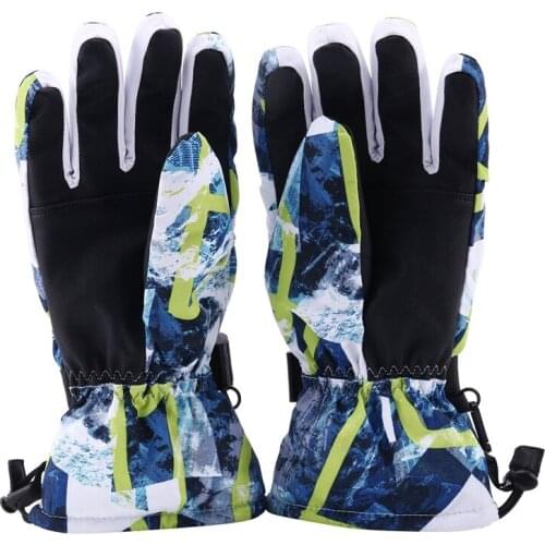 L Ski Gloves Men and Women Winter Warm and Waterproof Adult Outdoor Hiking and Cycling Gloves