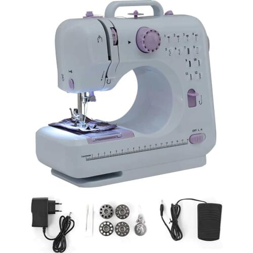 Sewing Machine Mini Small Machines Overlock For Home Electric Presser Foot Pedal Handmade Fabric Portabl Household