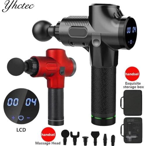 Massage Gun Massager For Body High Frequency Massager Hot-selling Fitness Physiotherapy Relaxer LCD Display 8 Hours Battery Life