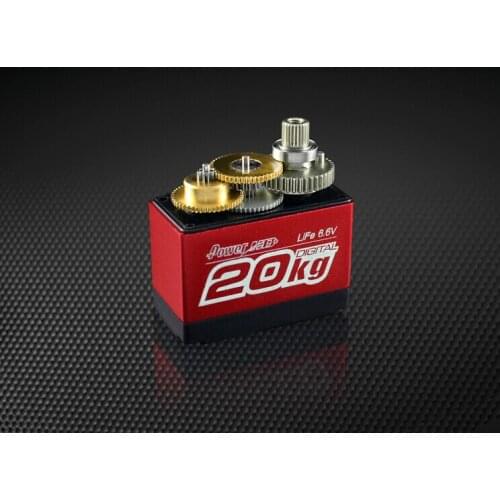 Power HD LF-20MG 20KG Digital Servo HM Cars Aerial Robot Head and Futaba RC Helicopter Boat Car