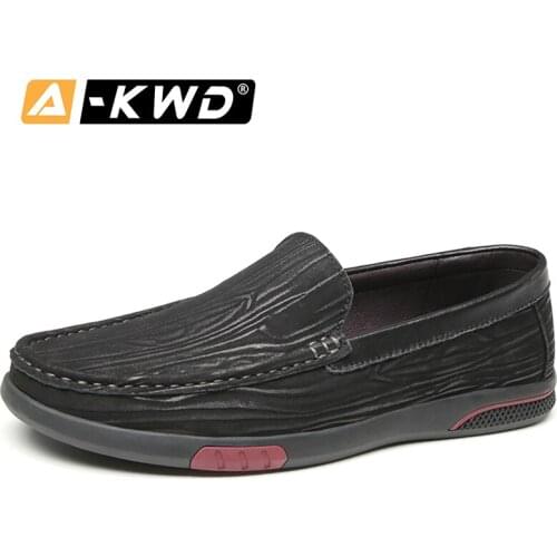 2020 Men Casual Shoes Fashion Men Shoes Genuine Leather Men Loafers New Moccasins Slip On Mens Flats Male Driving Shoes Size 46