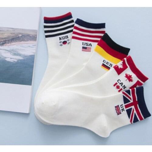 Socks fall/winter cotton mens socks new flag tide socks casual socks