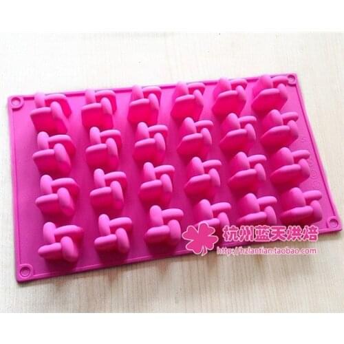 Wholesale/retail,free shipping,24 hole Silica gel cake mould handmade soap ice cube tray cookie mold diy Windmill