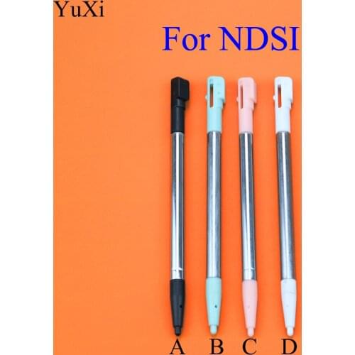 YuXi Multi Color Metal Retractable Extendable Touch Screen Stylus Pen Stylus for Nintendo NDSi Portable Metal Telescopic Pen