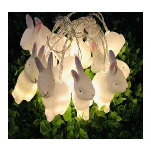 10 LED 1.5m Easter Bunny Light String Garden Room Window Holiday Halloween Christmas Party Decoration Lantern Light String