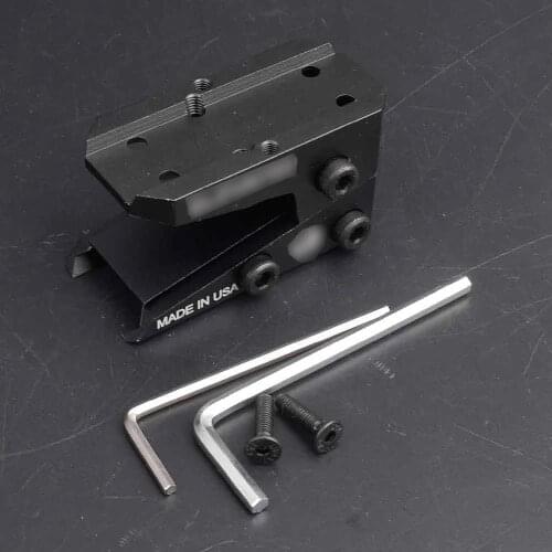 Tactical Adjustable Height Slide Red Dot Mount Adapter Riser Sight Mount for Hunting T1 T2 /Aimpoint T-1 T-2 /MRO/RMR/Hol