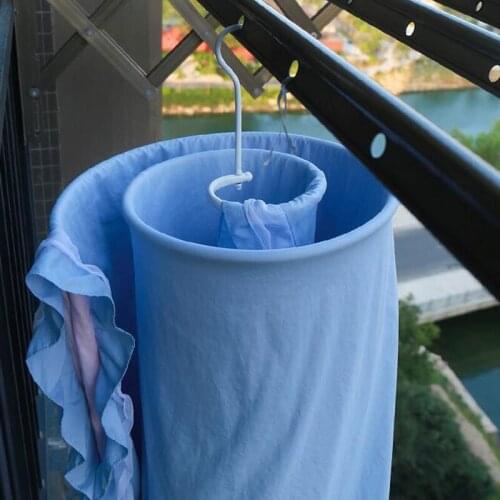 Stainless Steel Spiral Blanket Hanger Rotating Storage Rack for Cloth Sheet Quilt Blanket Drying Rack Home Space Saver