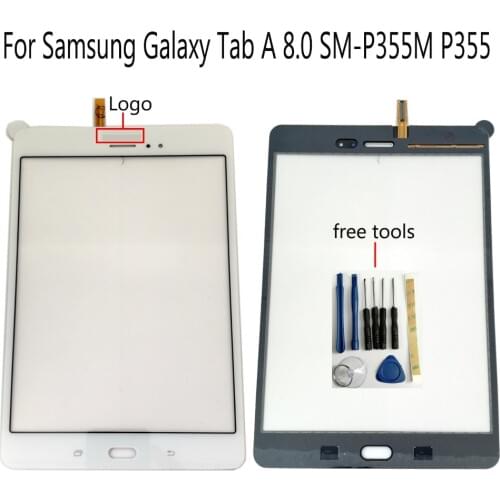 Shyueda 100% New For Samsung Galaxy Tab A 8.0 SM-P355M P355C Outer Front Glass Touch Screen