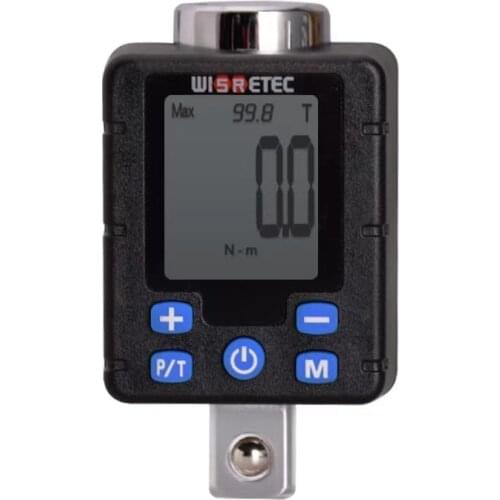 High Accuracy Large Screen Electronic Digital Display Torquemeter Adjustable Torque Meter Adapter Professional Universal Wrench