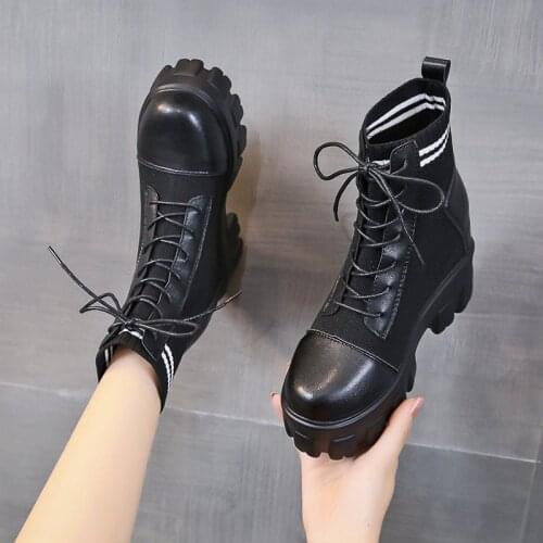 Womens casual sneakers winter sneakers with plush fur warm Ankle Boots womens shoes with lacing; womens shoes on