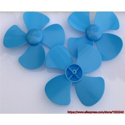 10pcs/lot, Brand new 80mm propeller 4blades blue cooling fan for shaft diameter 2mm motor DIY