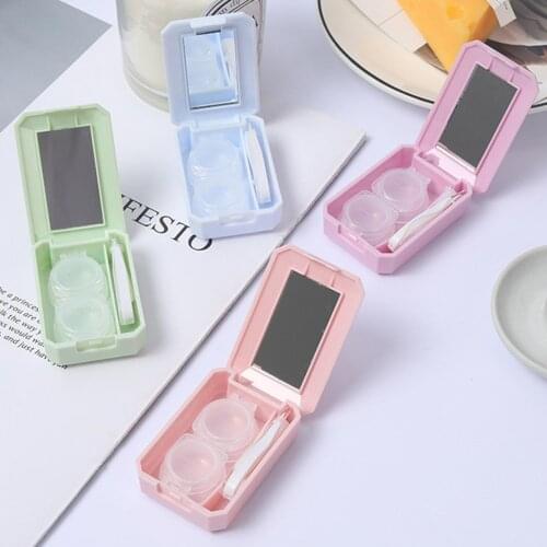 3Pcs Cute Colourful Outdoor Portable Lens Box Travel Kit Storage Case