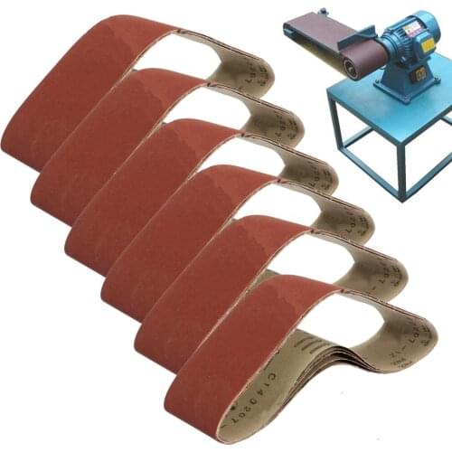 6pcs New 100 x 915mm 400 Grit Sanding Belts for Belt Sander Tools Metal Working