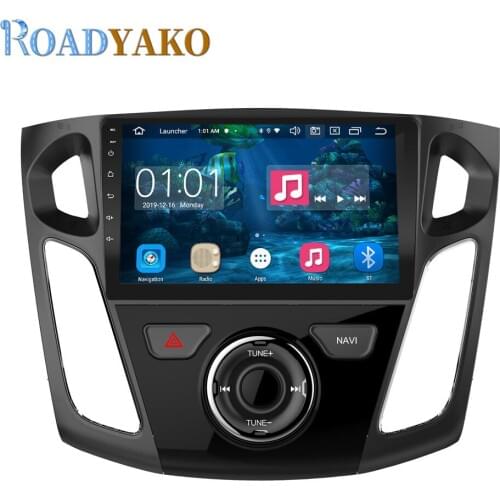 Octa Core Autoradio 9'' GPS Navigation Android 9.0 Car DVD Player For Ford Focus Car Stereo With WIFI /SWC/4G/video Output