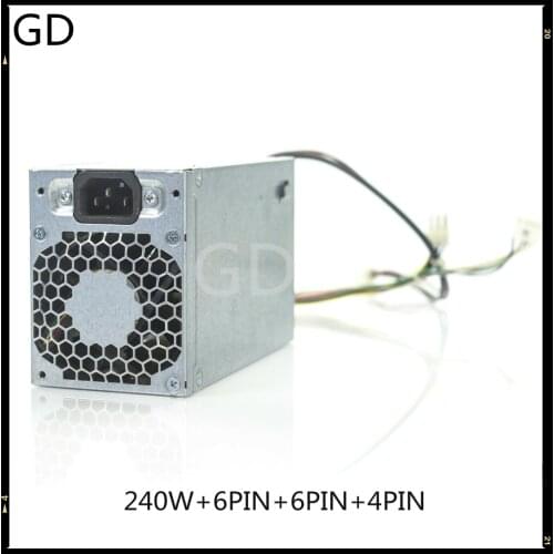 GD For HP 600 G1 800 G1 SFF 240W Power Supply 702309-002 751886-001 702307-001 702455-01 6+6+4PIN 100% Tested Fast Ship