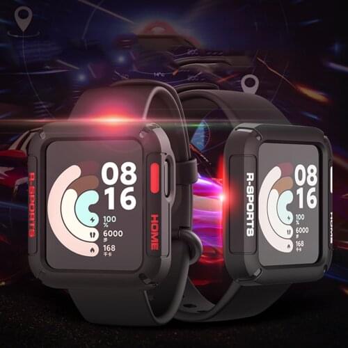 Watch Case For Xiaomi Mi Watch Lite TPU Shell Protector Cover Band Strap Bracelet Charger for Xiaomi Redmi Watch