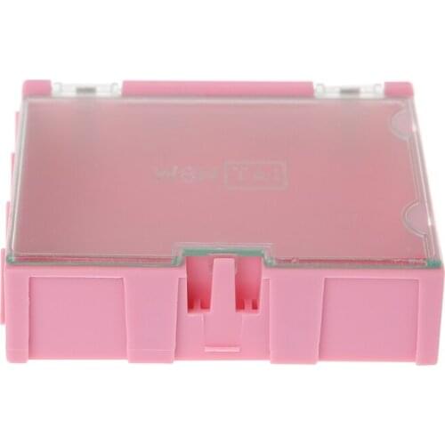 Mini SMD SMT Electronic Box IC Electronic Components Storage Cases 75x63x21mm